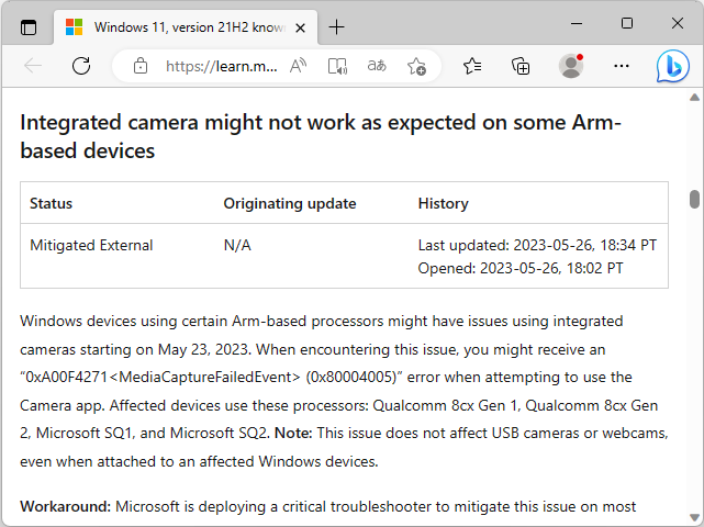 同社のアナウンス