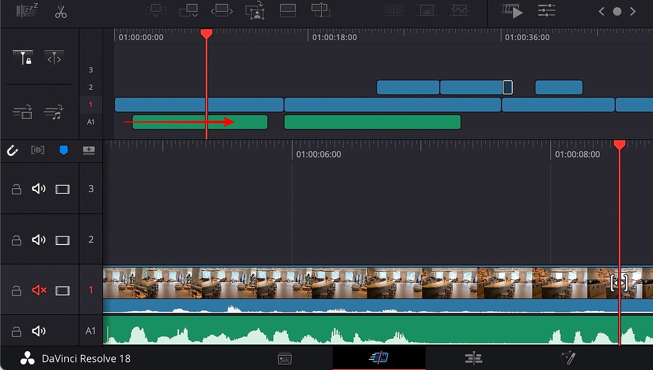 拡大タイムラインでも編集できる