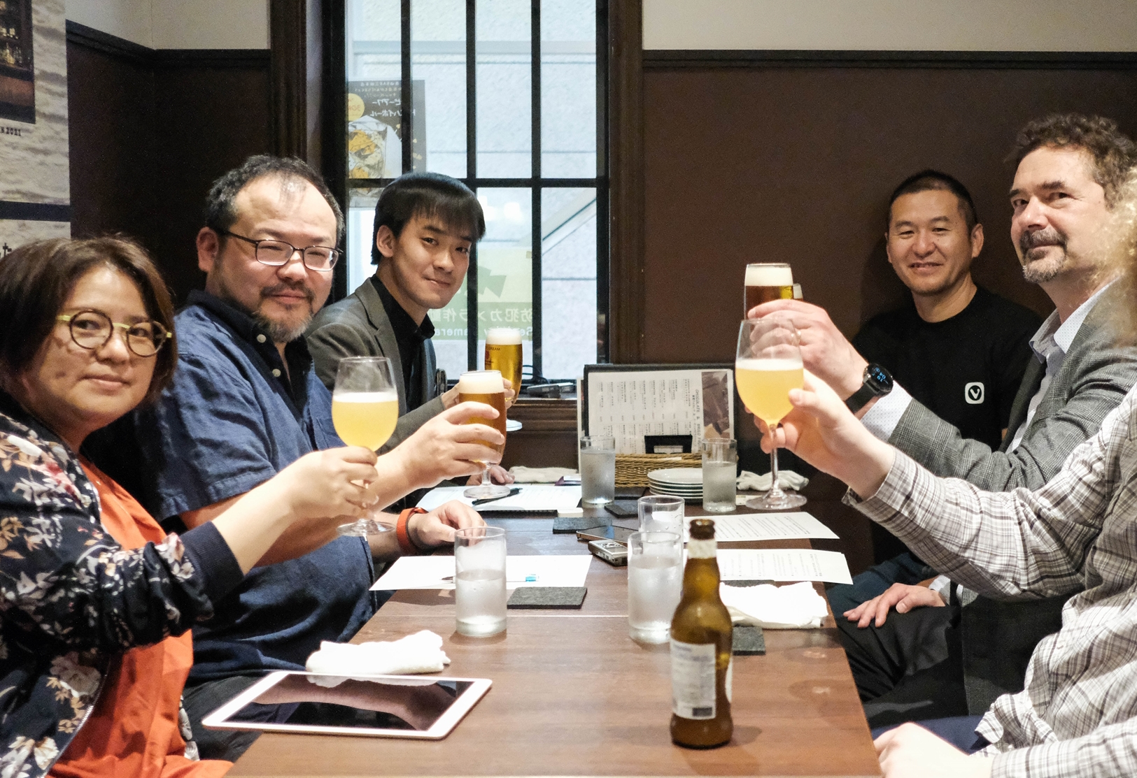 Vivaldi CEO・テッツナー氏とお酒を飲みながらいろいろなお話を伺った