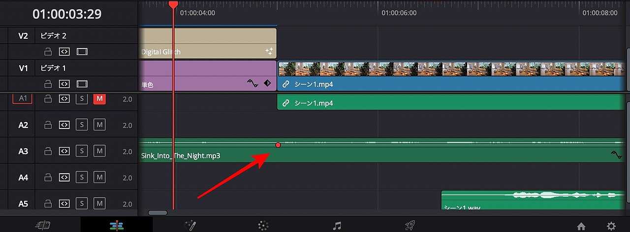 ［Alt］キー（MacOSでは［Option］キー）」を押しながらクリックして、赤いノードを作る