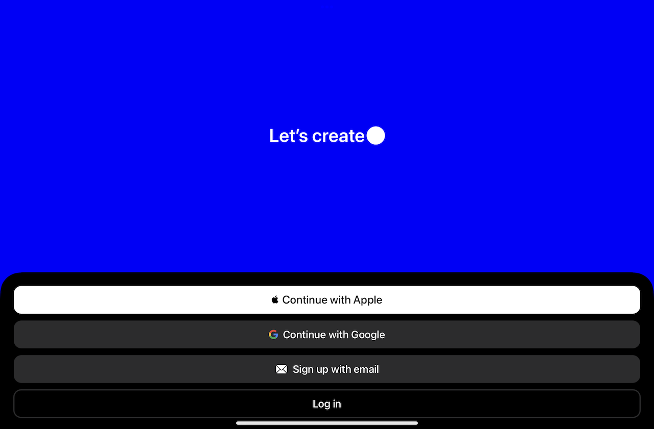 最新版ではiPadに最適化され、初期状態で全画面での利用が可能
