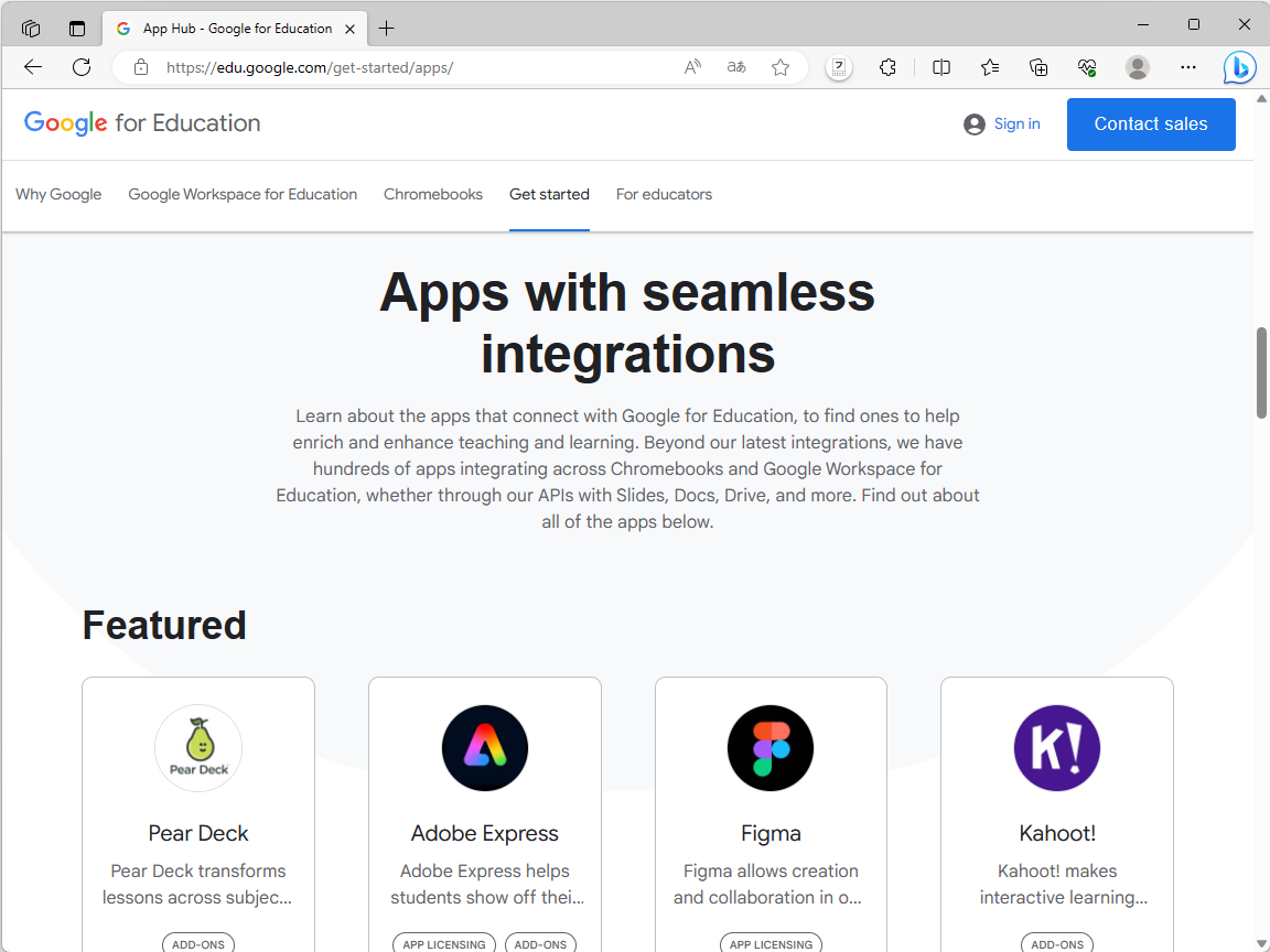 Google、新しい「Google for Education App Hub」を「ISTE 23」でアナウンス