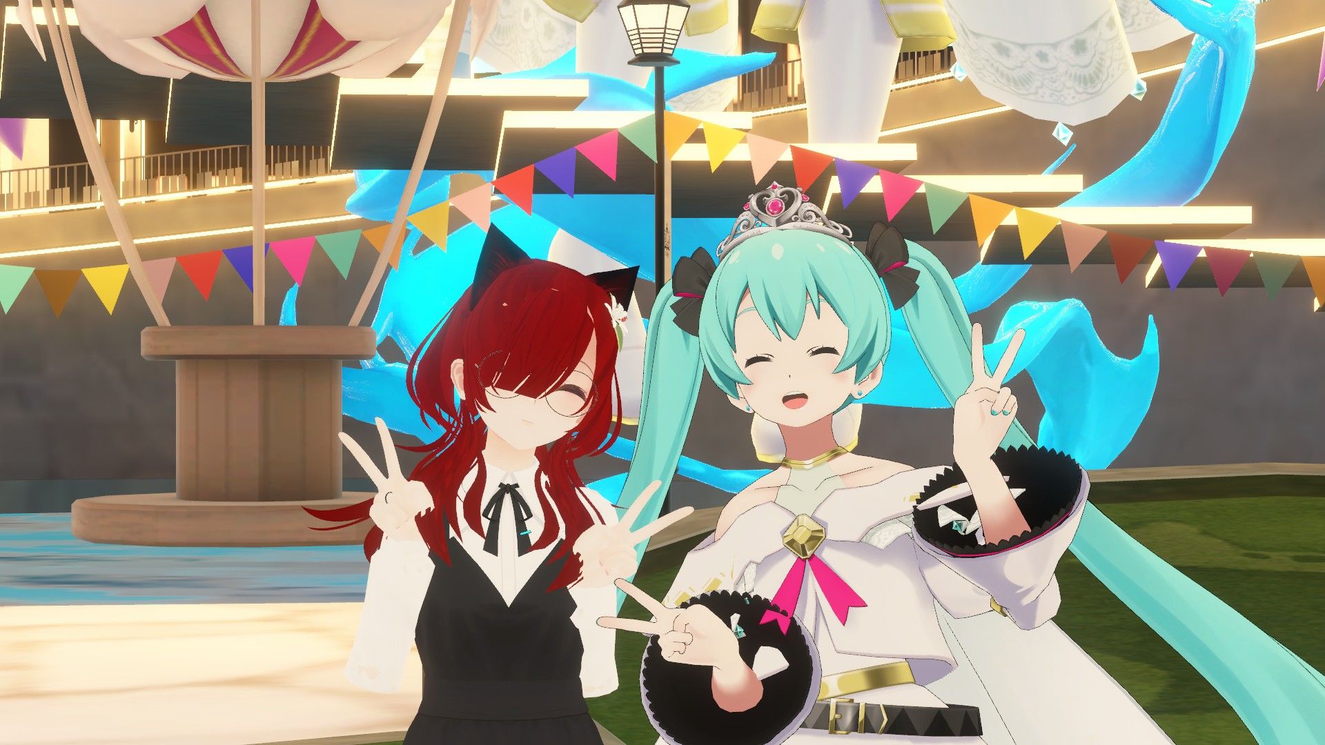 ミクさんと2ショット写真も撮れた！ バーチャルキャストで開催されていた「MIKU LAND」に遊びに行ってきました