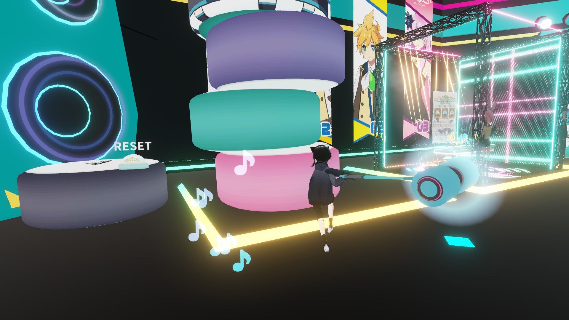 ほかにも、だるま落としをみんなで遊んでいきました