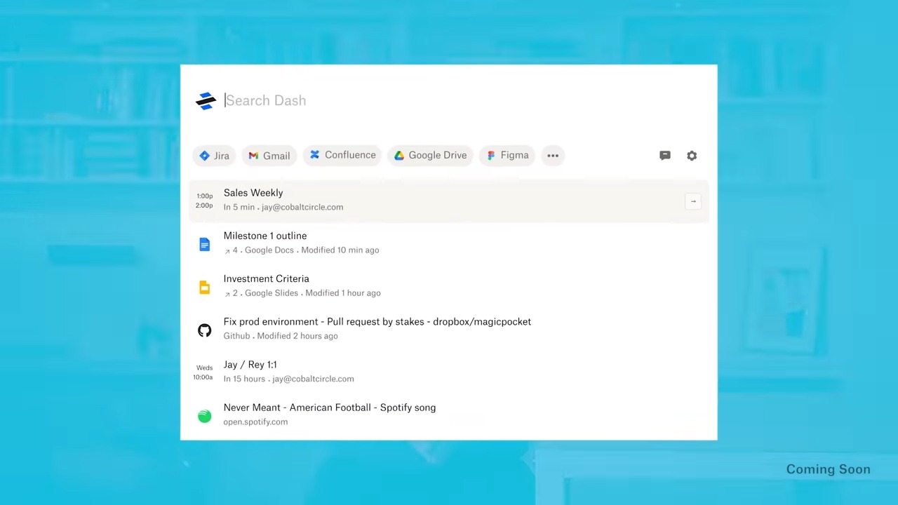コンテンツ、アプリを1つの検索バーでつなげる「Dropbox Dash」