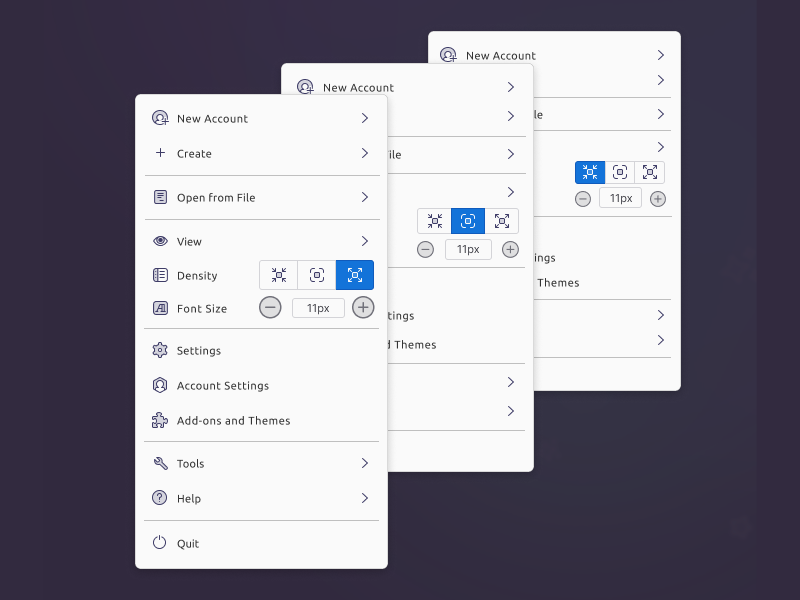 UIの密度をコントロール