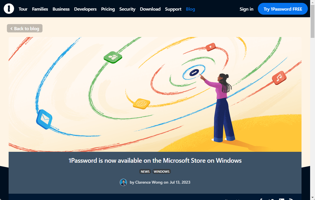 「1Password」がMicrosoft Storeから入手可能に