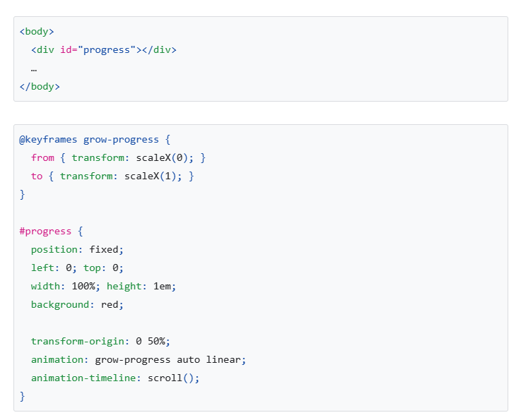「Scroll-driven animations」の例