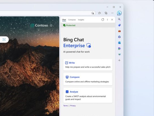 「Microsoft Edge」のサイドバーからも利用可能。「Windows Copilot」でもサポートされる予定