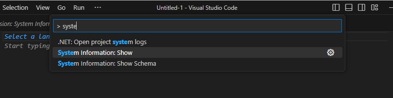 コマンドパレットでコマンドを実行