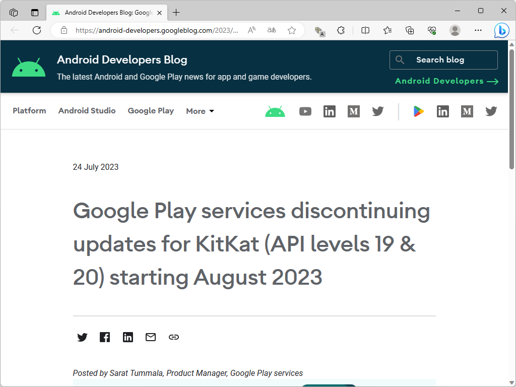 同社のリリース