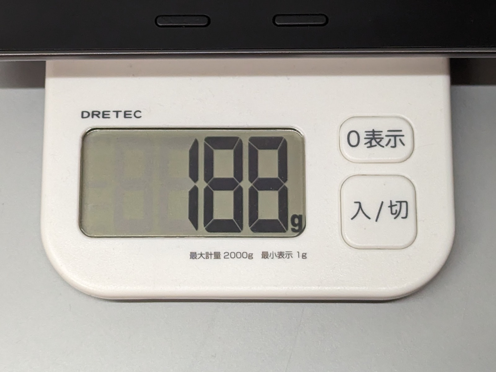 『Kindle Oasis』は実測188g