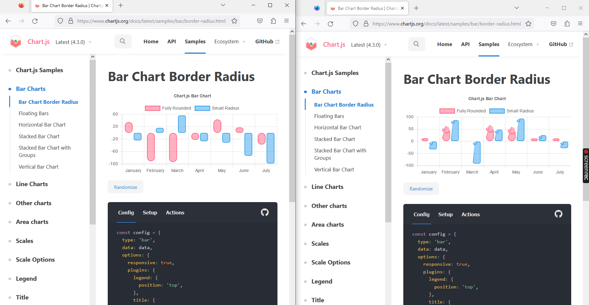 「chartjs.org」でグラフ要素が正しくレンダリングされない