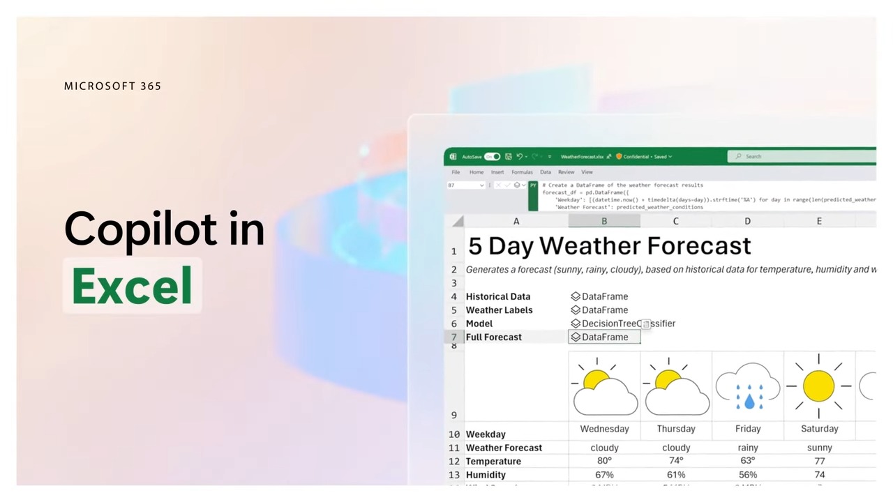 「Python in Excel」が生成AI「Copilot」に対応