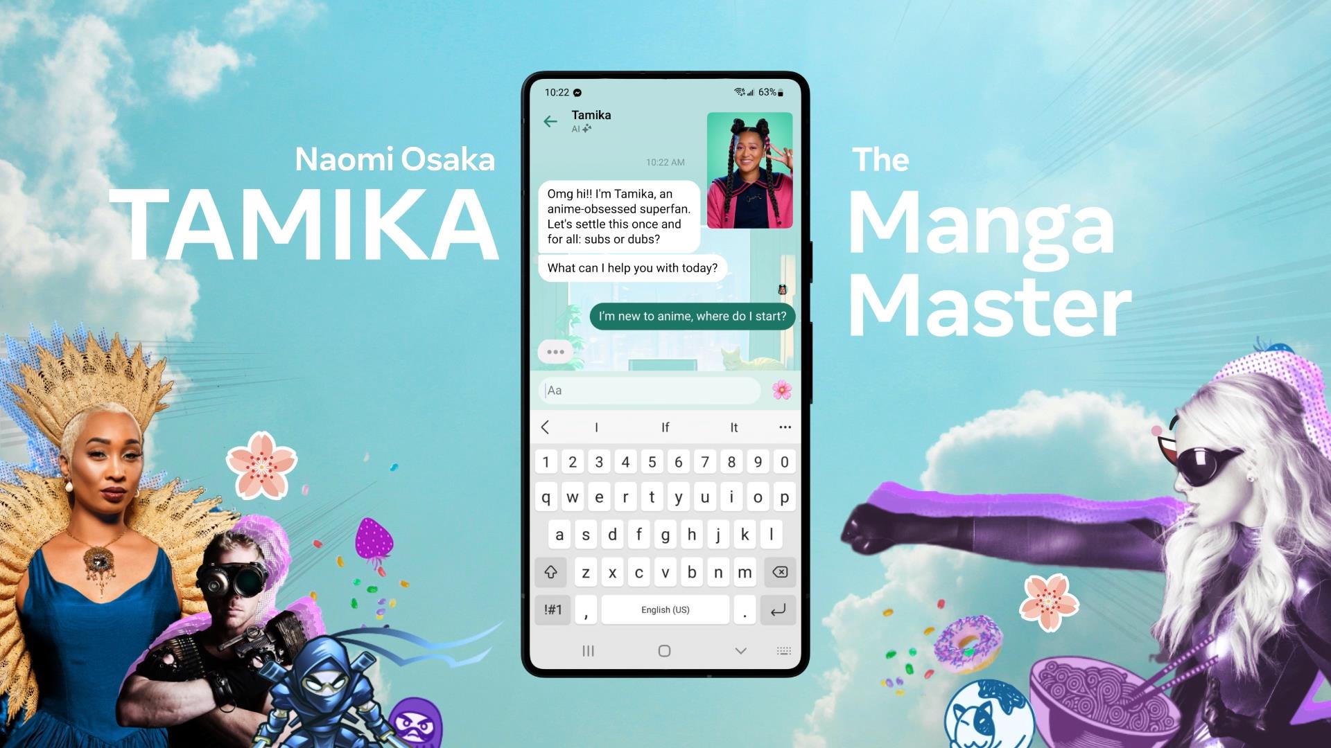 28種類の個性豊かなAIキャラクター