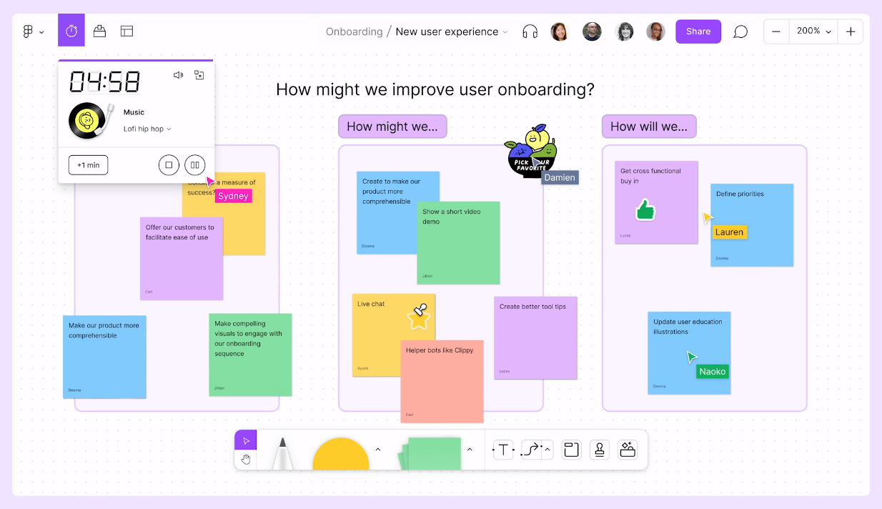 Figmaのホワイトボードアプリ「FigJam」