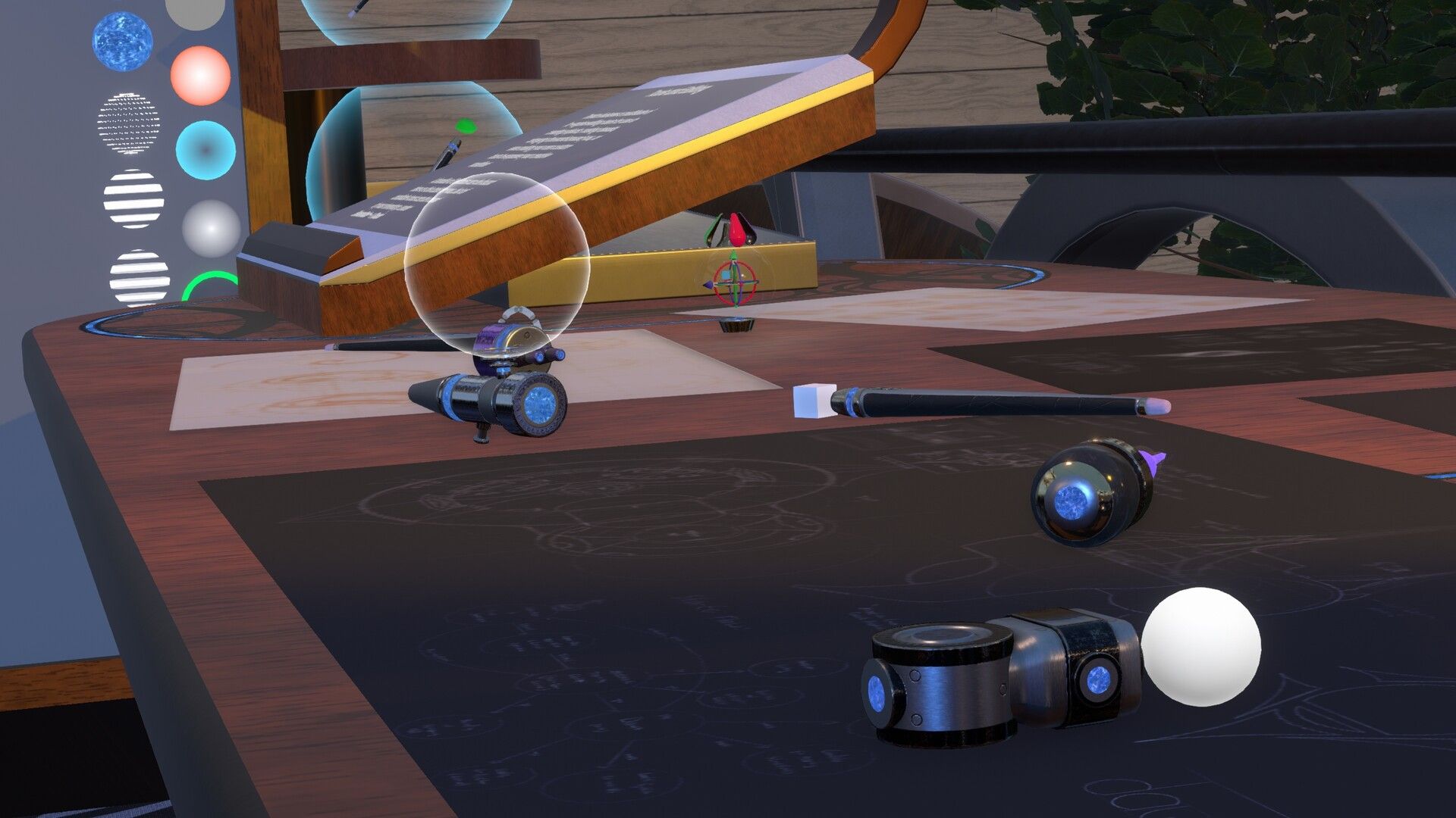 内蔵されている各種ツールを使い、ワールドやアイテムの編集・カスタマイズが可能