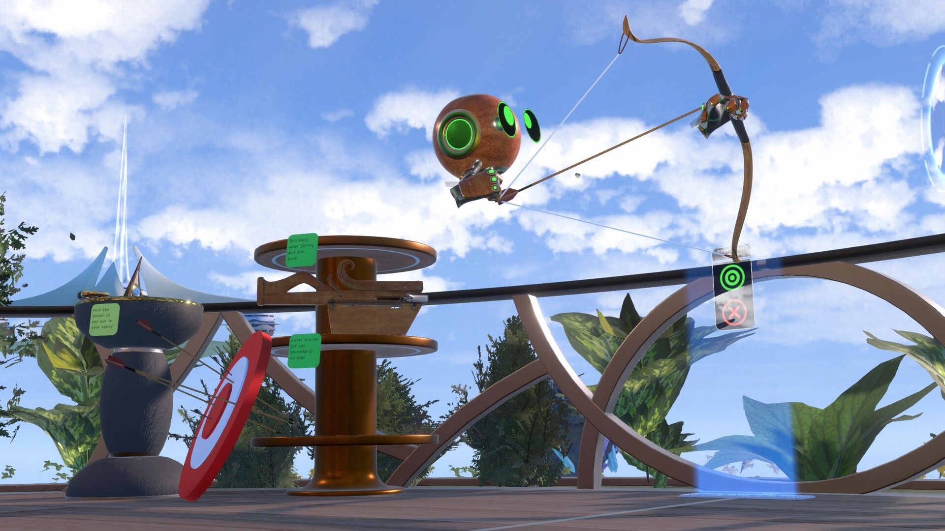 プラットフォーム内にあるさまざまなアイテムで遊ぶこともできる