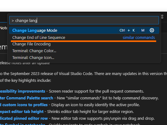 コマンドパレットで“あいまい検索”が導入