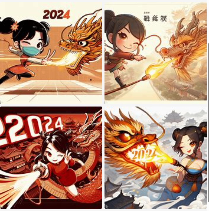 ディテールは描きこんでくれていないけど『年賀状感』はある