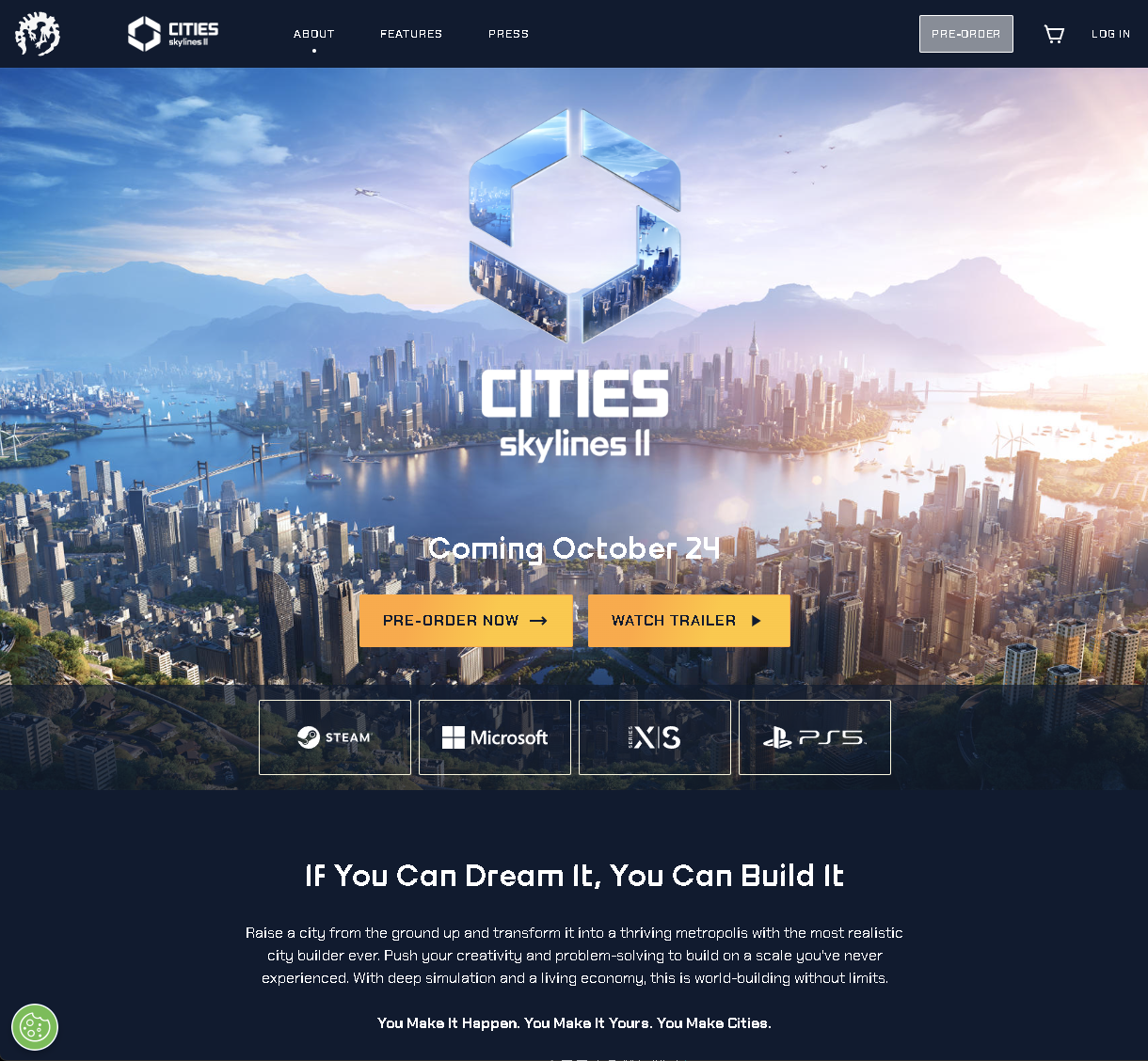 「Cities: Skylines II」の公式サイト