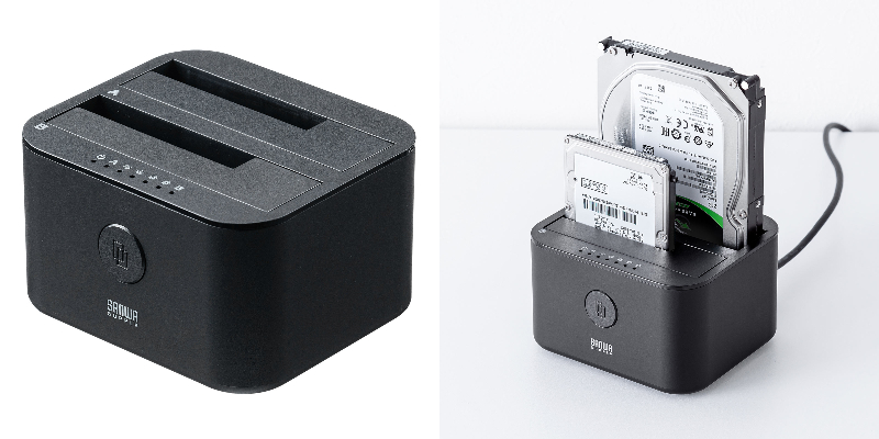 HDD/SSDスタンド「800-TK049」