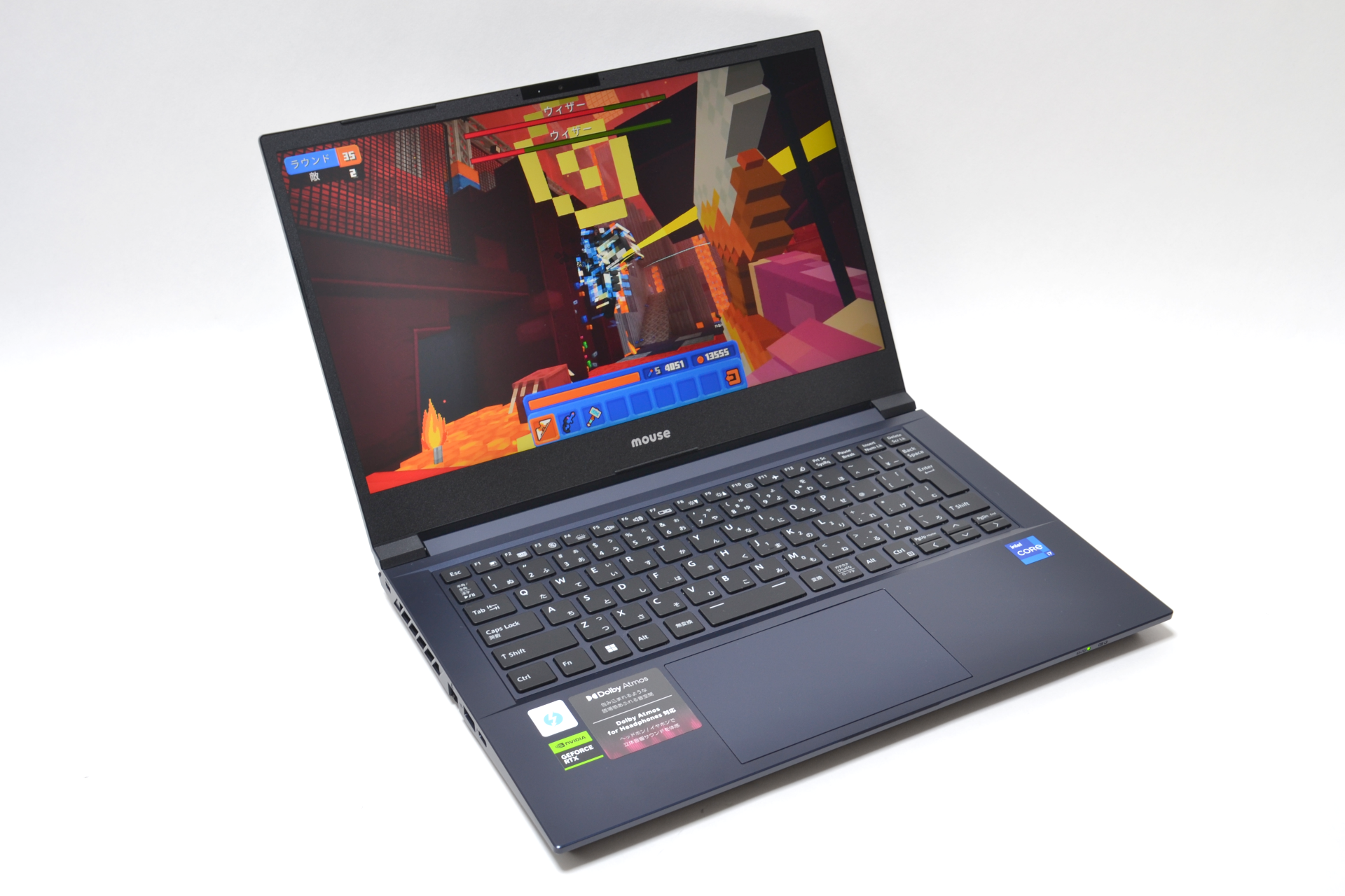 マウスコンピューター <a href="https://www.mouse-jp.co.jp/store/g/ggtune-e4i7g60dbbbcw101dec/" class="strong bn" target="_blank">G-Tune E4</a><br>スペックはCPUがCore i7-12650H、GPUがGeForce RTX 4060（GDDR6 8GB）、メモリが16GB DDR4-3200、ストレージがSSD 500GB（M.2 NVMe PCIe 4.0 x4）、ディスプレイが14型非光沢液晶（1,920×1,080ドット、144Hz）、OSがWindows 11 Home。重量は約1.8kgで、価格は199,800円