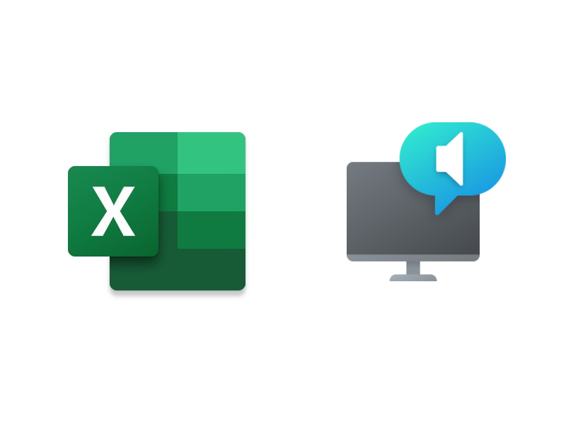 「Excel」で「ナレーター」最適化が実施される