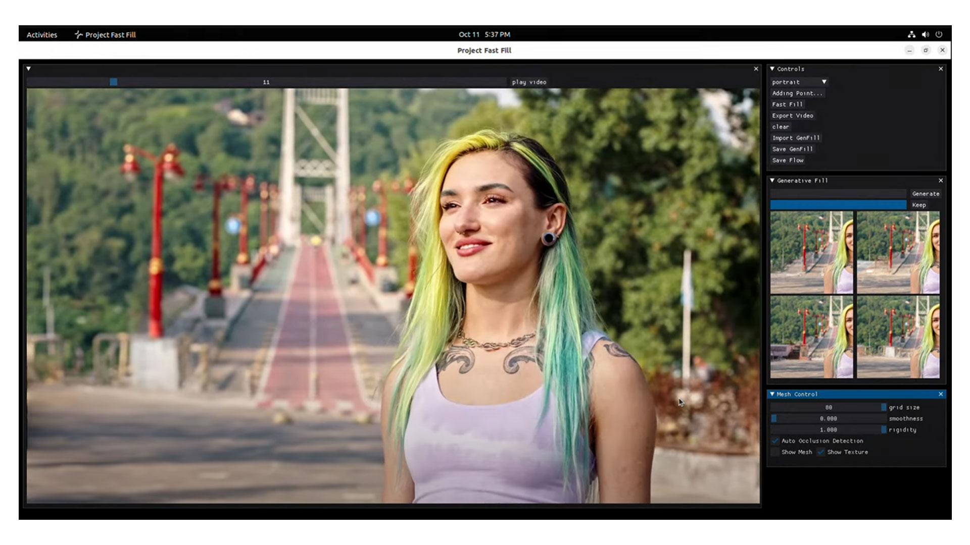 動画の不要な部分を綺麗に除去できます