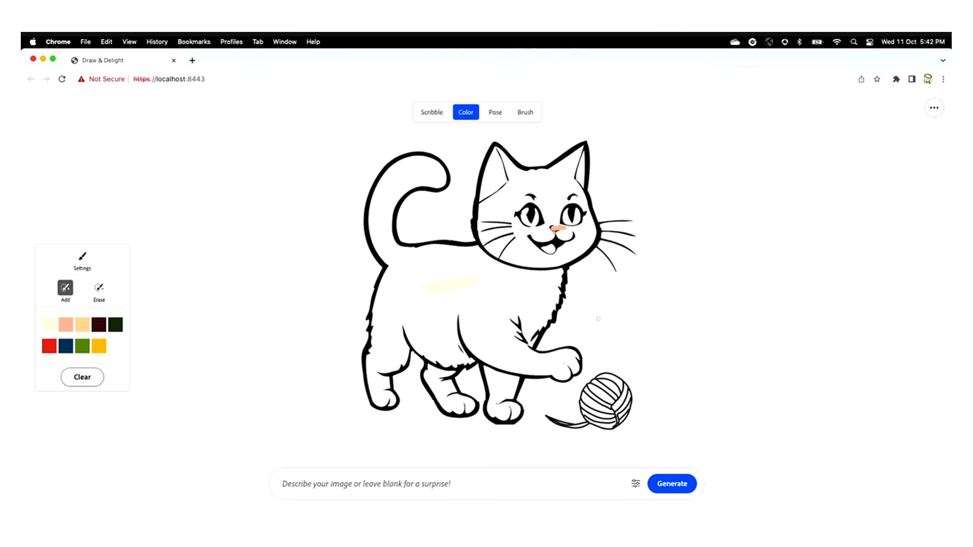 配色も提案してくれます