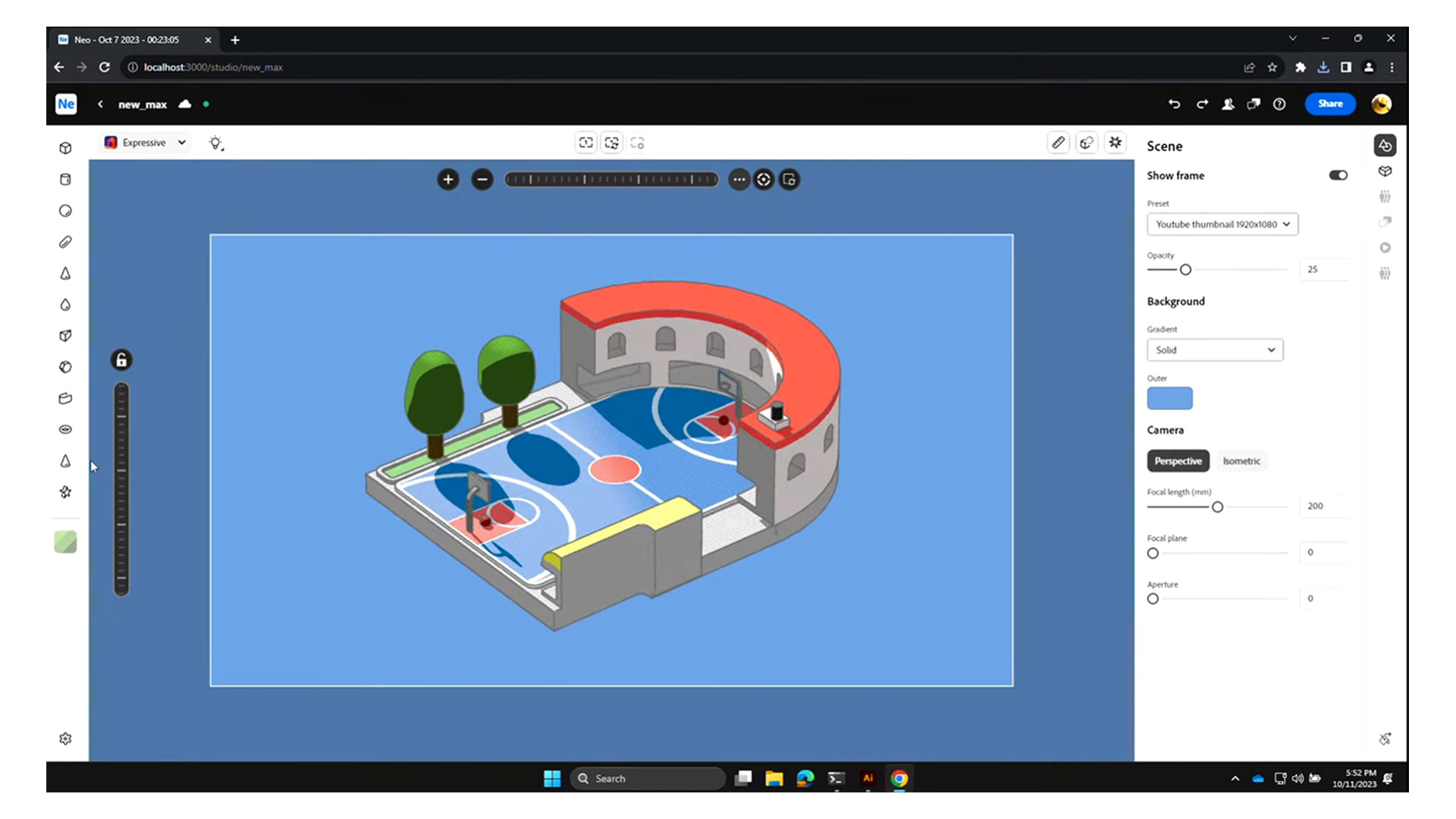 オブジェクトをシンプルかつ直感的に操作するだけで、3Dモデルが制作できます