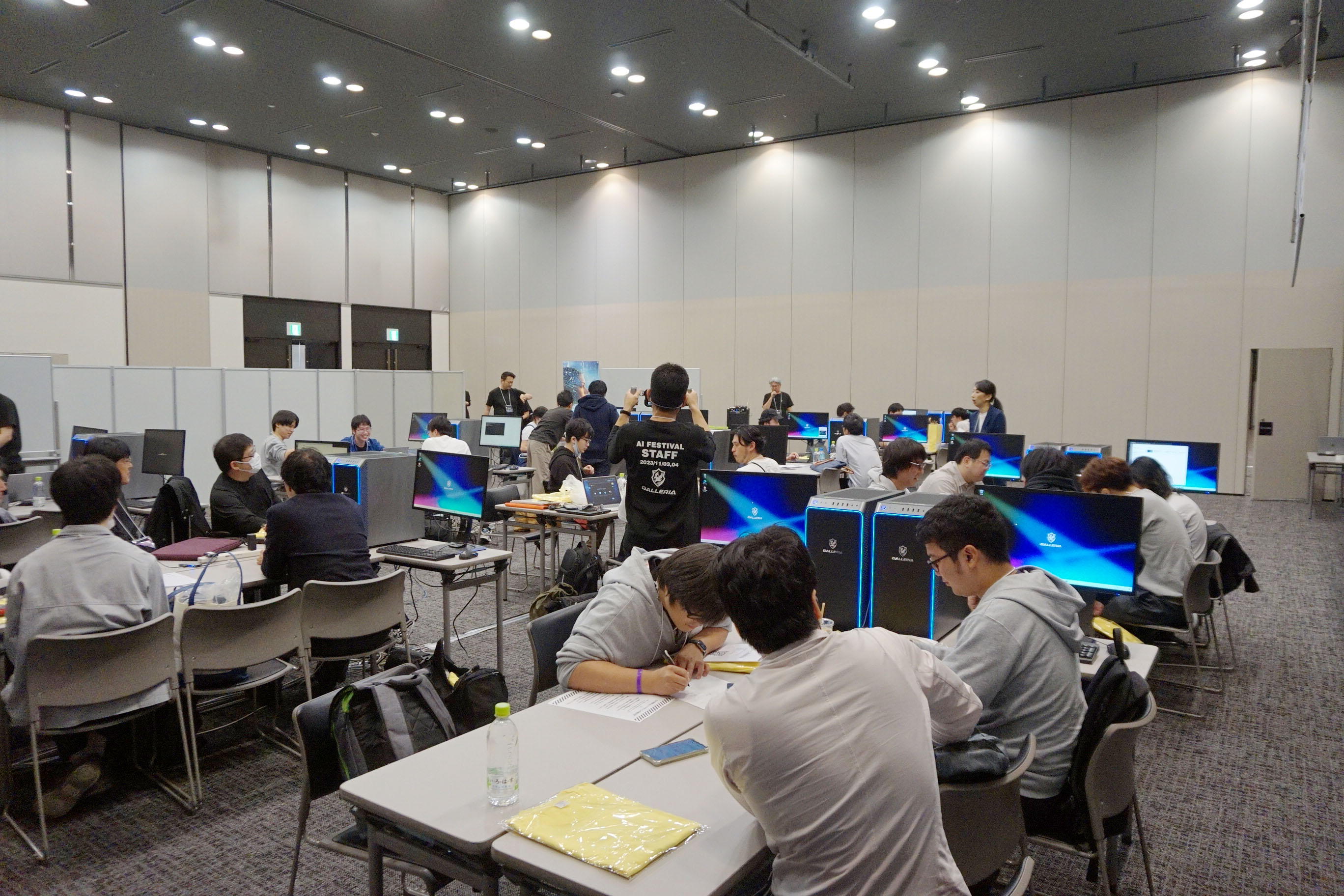 ハッカソン会場の様子