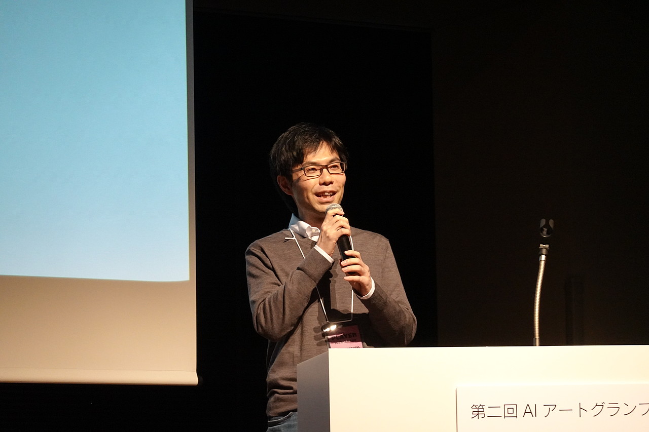 審査員特別賞を獲得した中村氏。