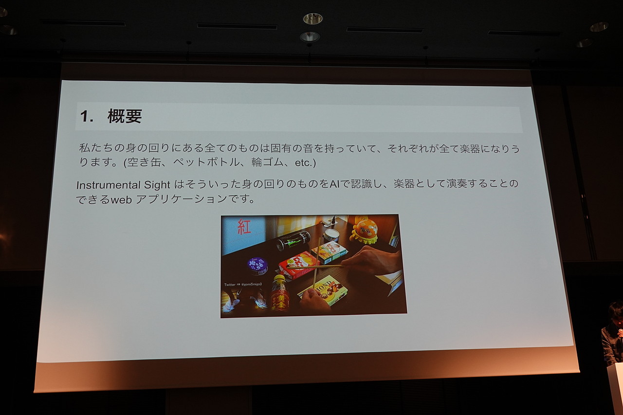「Instrumental Sight」のプレゼンテーション