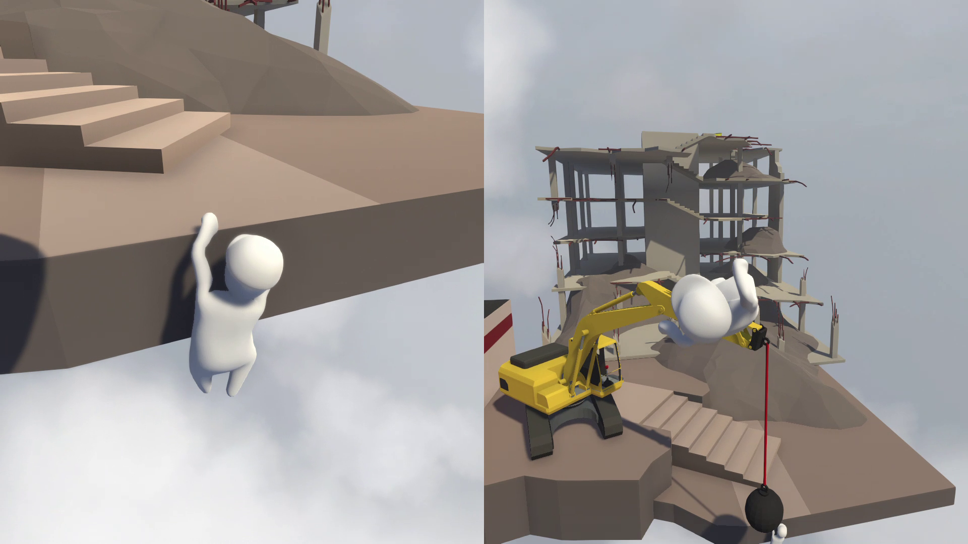 下に落ちたはずなのに、上から落ちて戻ってくる