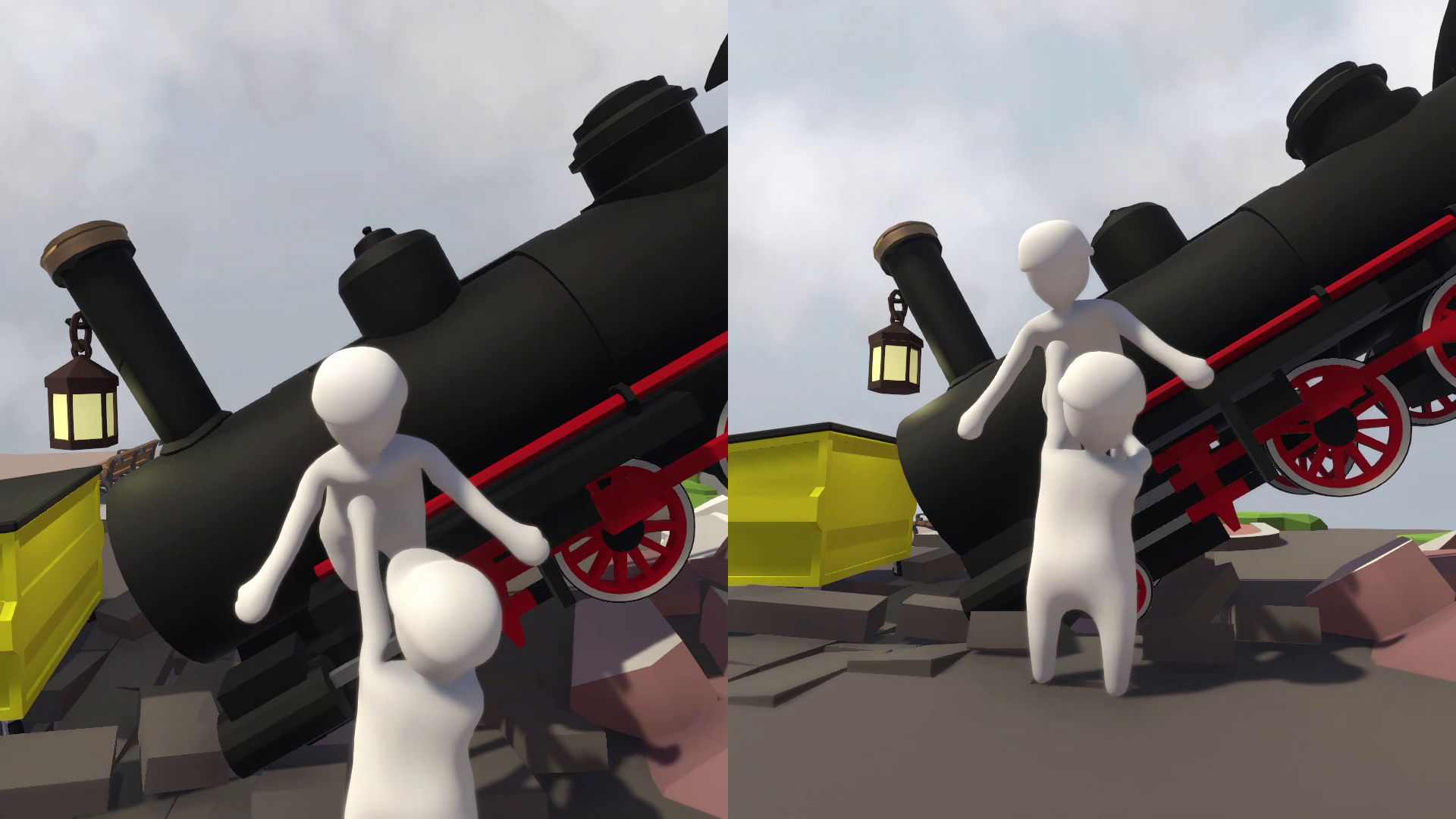 掴み合いや落とし合いもできるが、どちらも不死身なので何の問題もない。謎解きが進まないだけで……