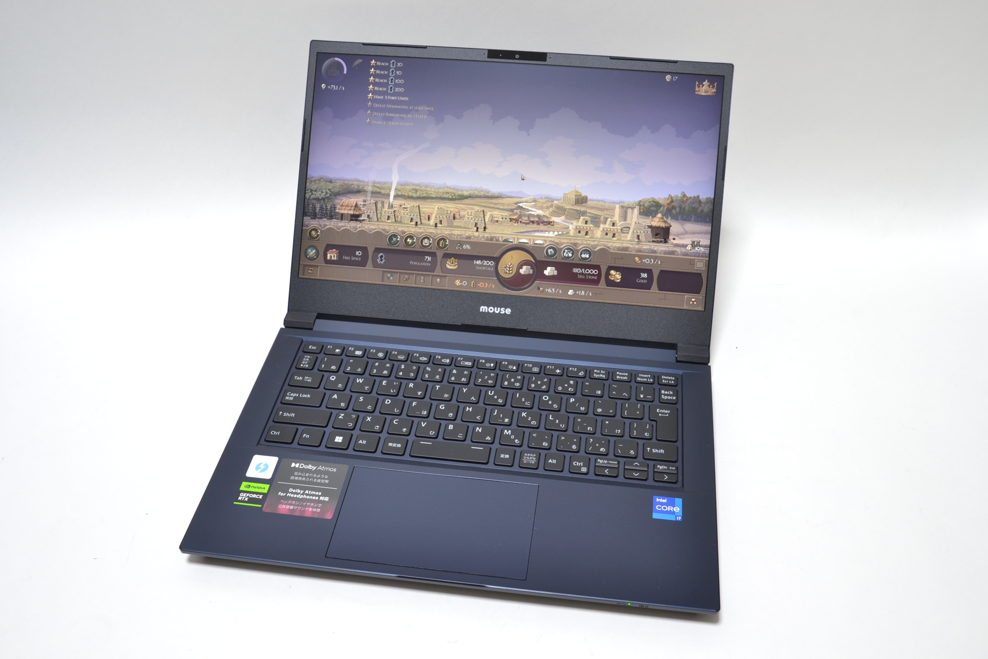 マウスコンピューター <a href="https://www.mouse-jp.co.jp/store/g/ggtune-e4i7g60dbbbcw101dec/" class="strong bn" target="_blank">G-Tune E4</a><br>スペックはCPUがCore i7-12650H、GPUがGeForce RTX 4060（GDDR6 8GB）、メモリが16GB DDR4-3200、ストレージがSSD 500GB（M.2 NVMe PCIe 4.0 x4）、ディスプレイが14型非光沢液晶（1,920×1,080ドット、144Hz）、OSがWindows 11 Home。重量は約1.8kgで、価格は199,800円