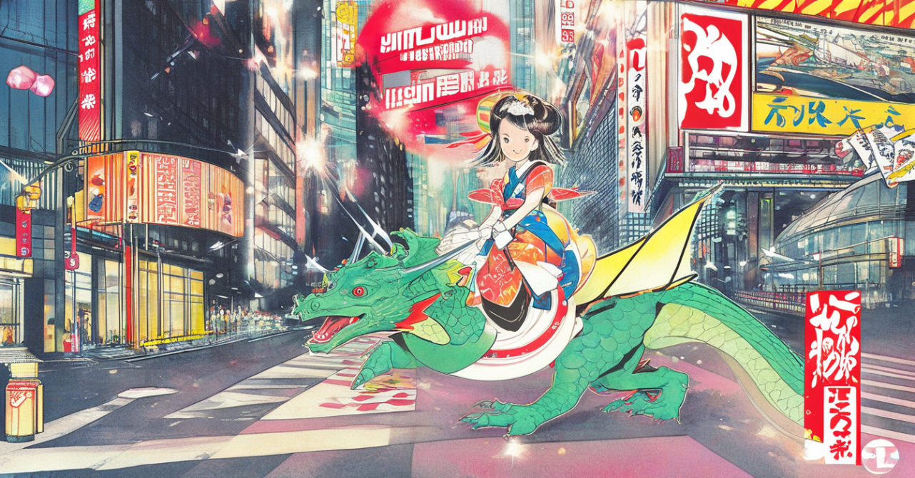 作例「ポップアート系の年賀状」