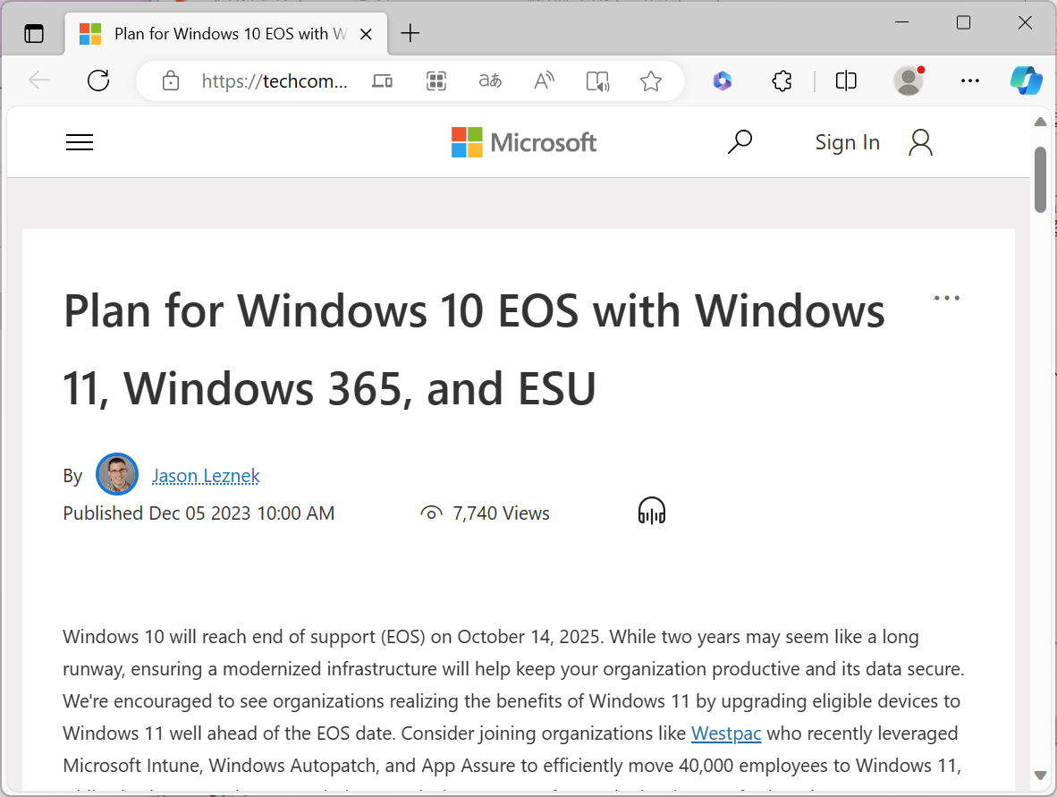 同社のアナウンス