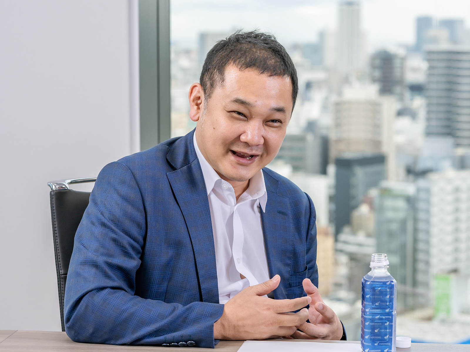 AIフェスティバルを主催する株式会社サードウェーブ 代表取締役社長 尾崎健介氏