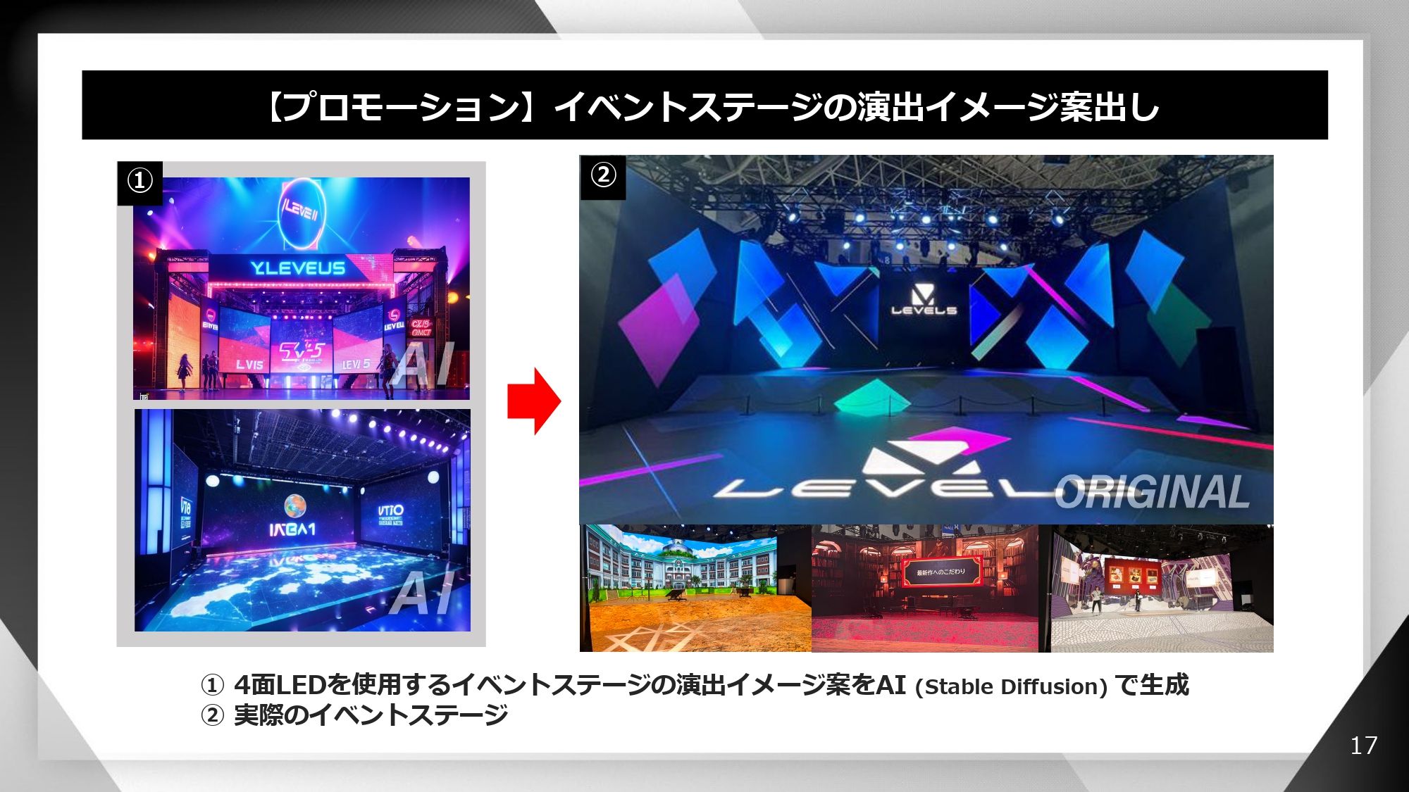 Stable Diffusionでイベントステージの演出イメージの案出し