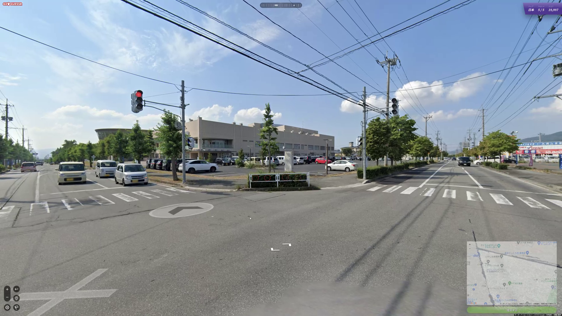 地図上では市役所より強調されている「さくらんぼタントクルセンター」。市役所のすぐ近くにある