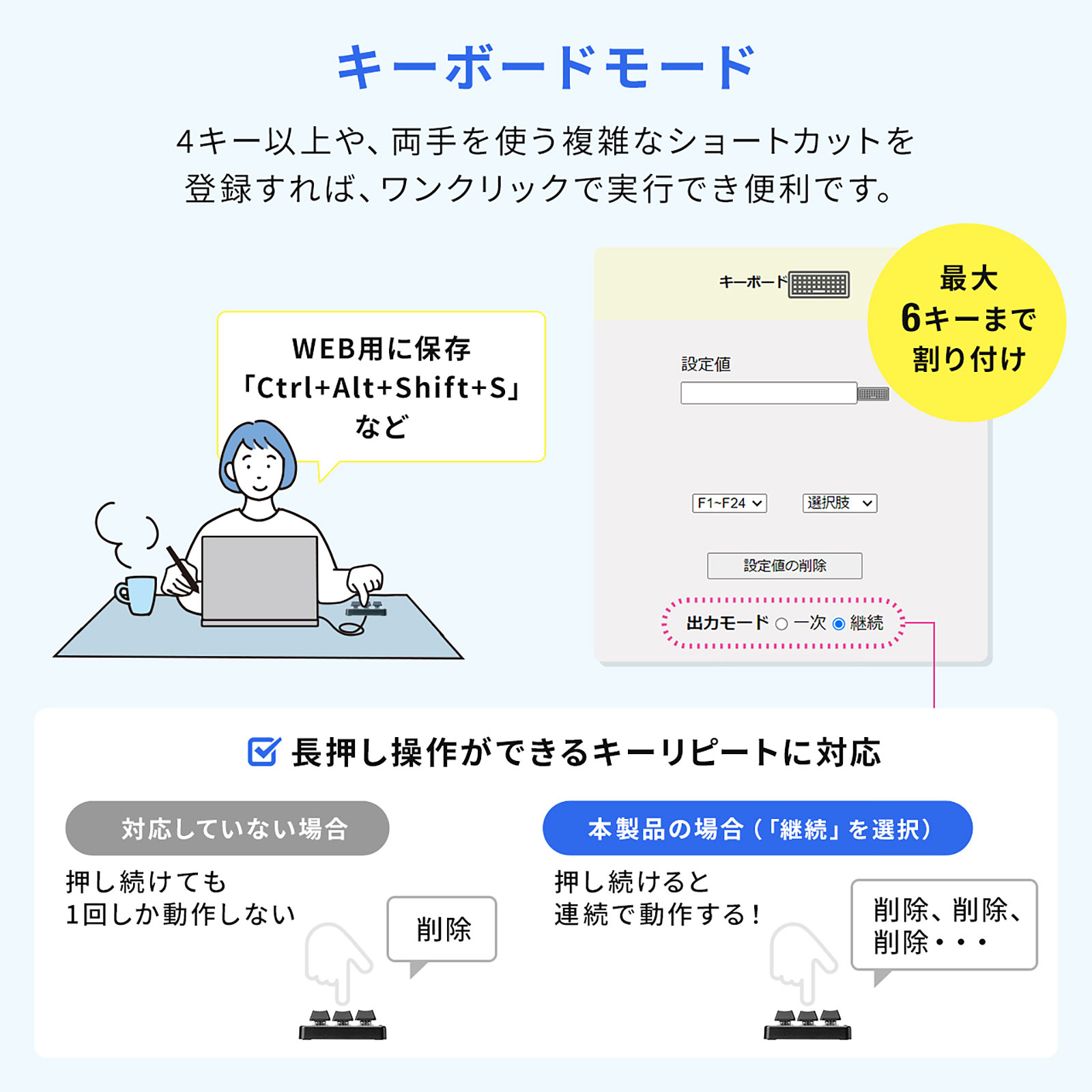 キーボードモード