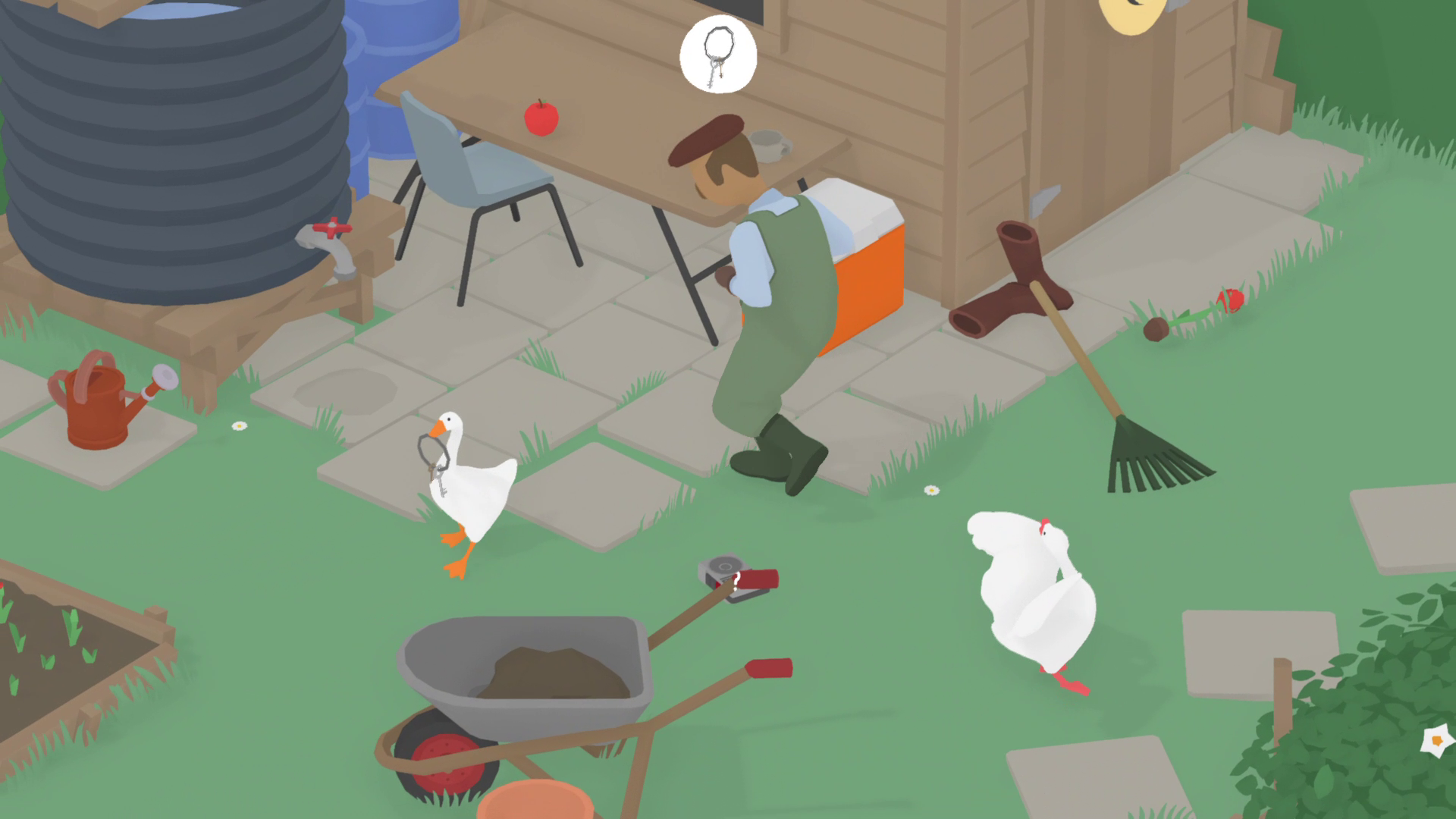 別のいたずらを仕掛けておじさんの気を引く