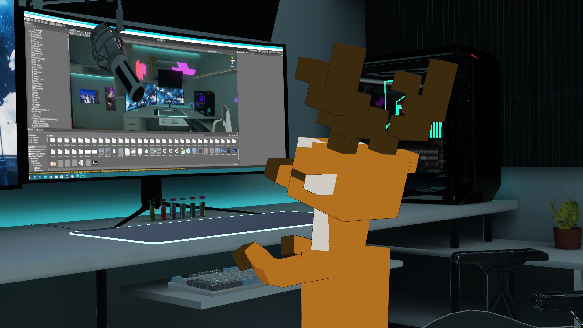 メタバース空間やVR空間自体の作成についての教育もある