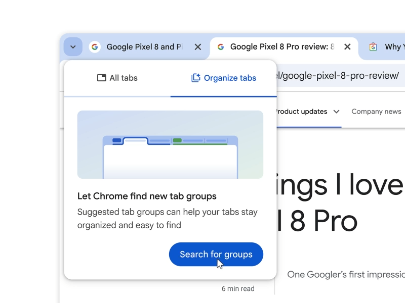 「Google Chrome」に3つの生成AI機能
