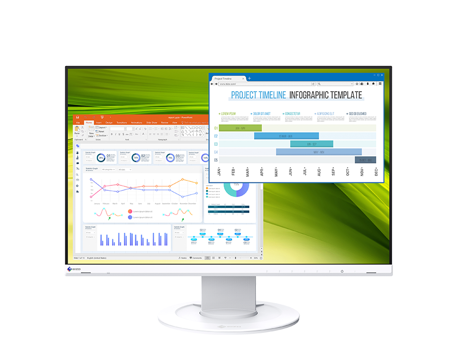 EIZOのビジネス向けPCディスプレイ「FlexScan EV2360」