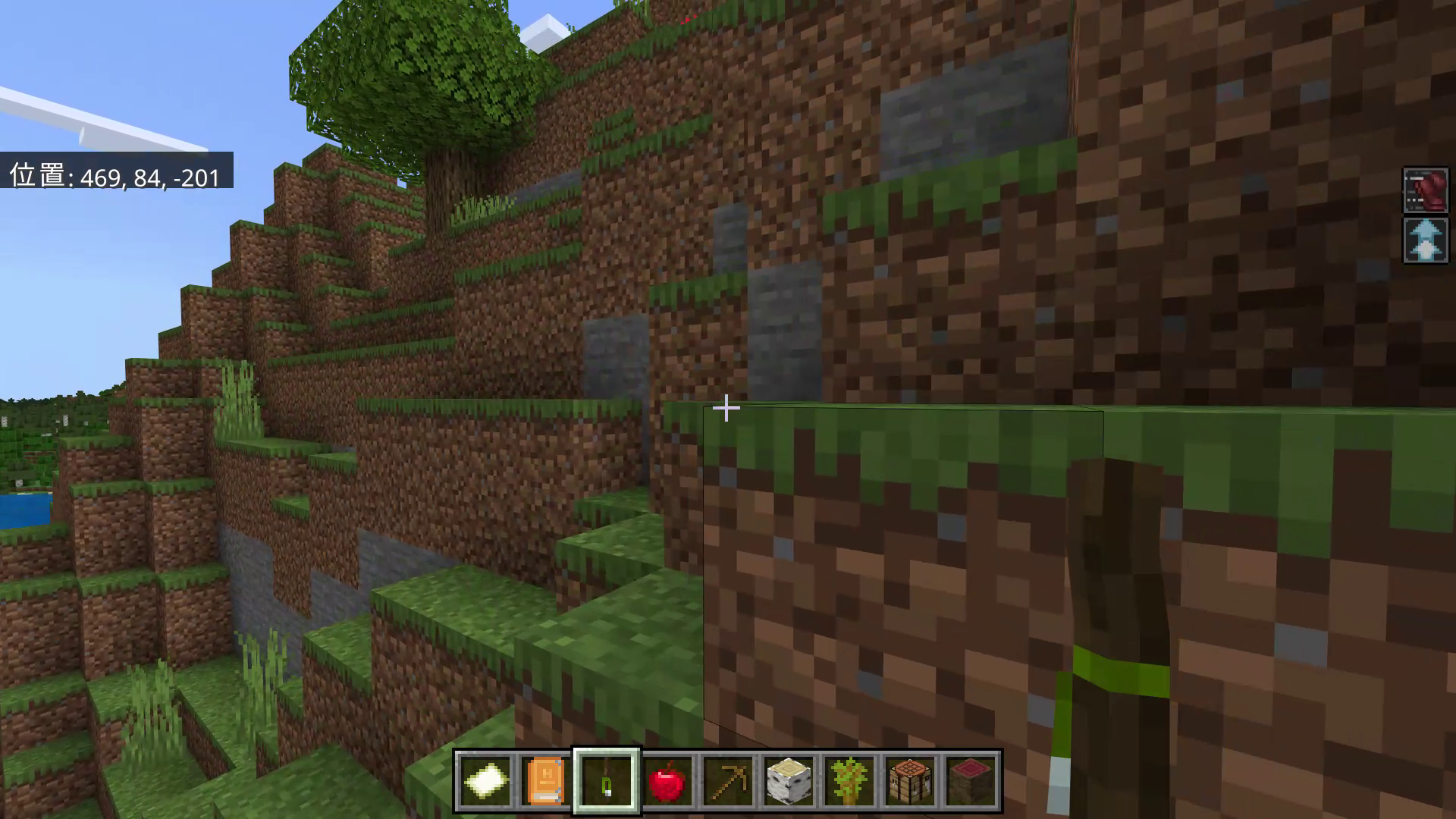 「杖」を装備すると移動速度と跳躍力がアップ