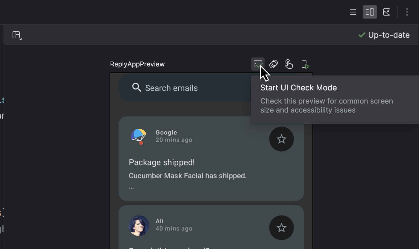 「Jetpack Compose」にUIチェックモードが追加