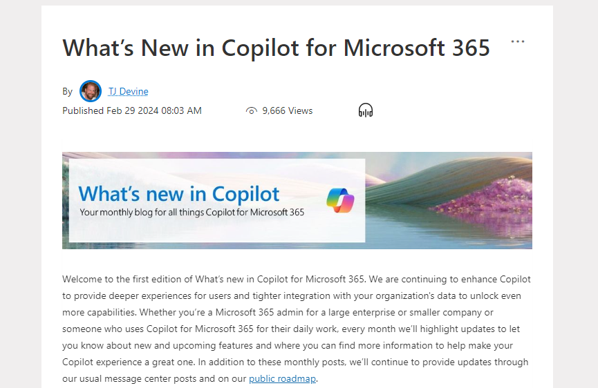 What’s New in Copilot for Microsoft 365